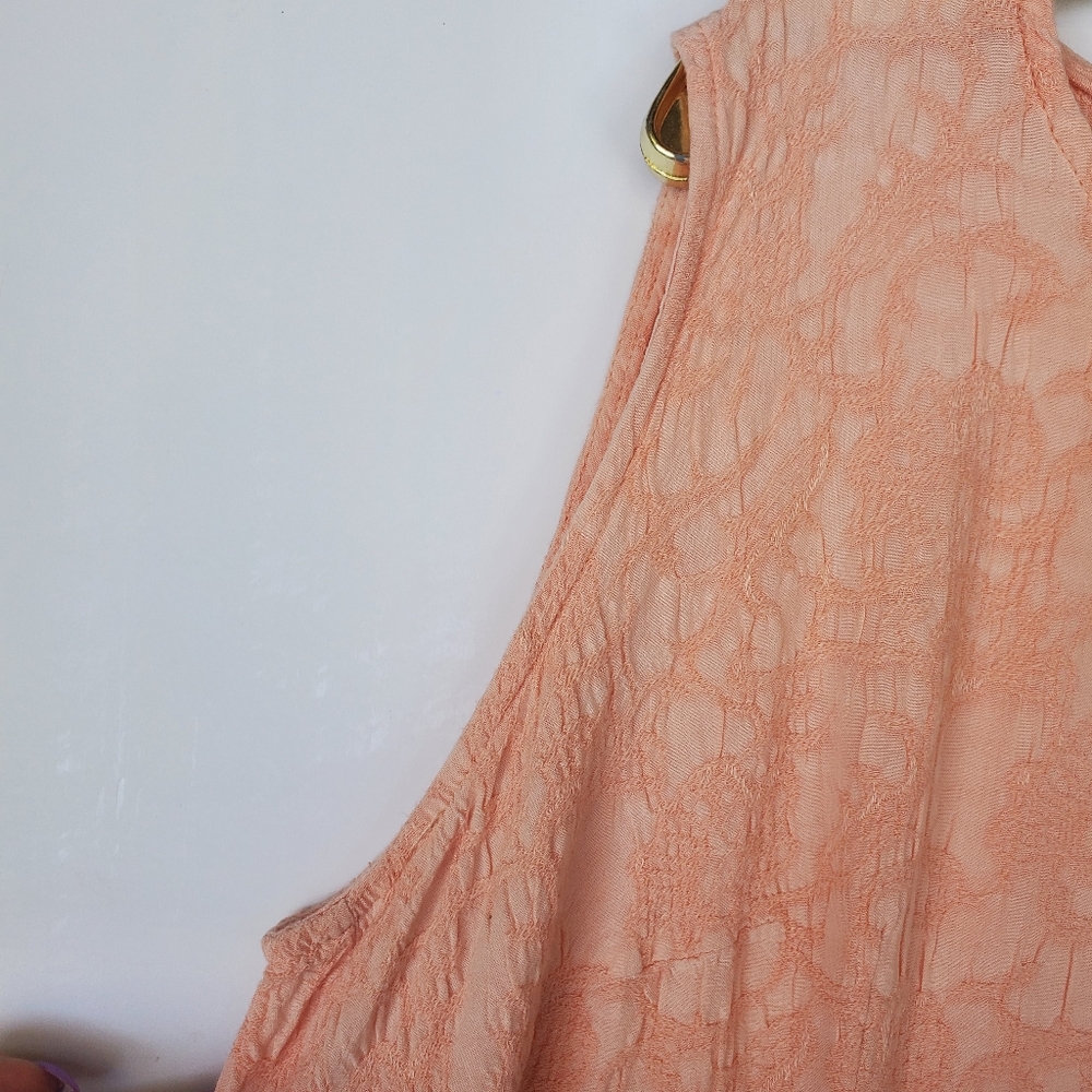 Vintage Maxi Midi Crinkle MooMoo Dress Lagenlook - Picture 6 of 10